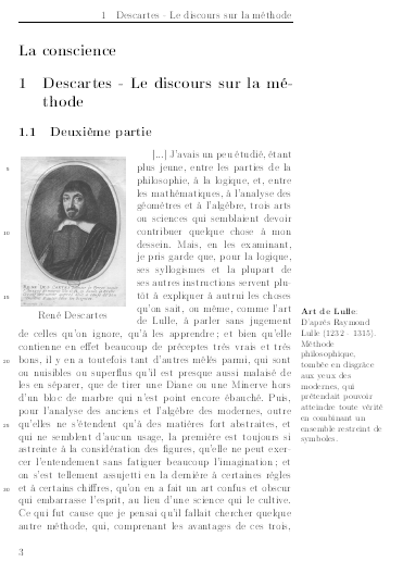 Exemple de page - Descartes